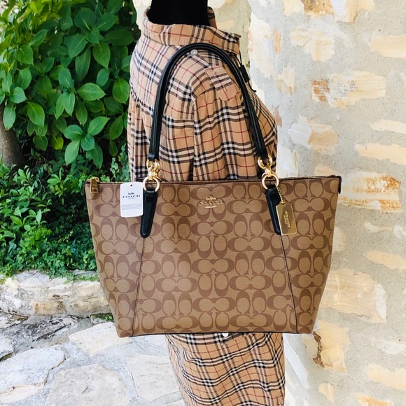 NWT Coach Signature lg Ava tote&wallet&wristlet - Picture 2 of 7